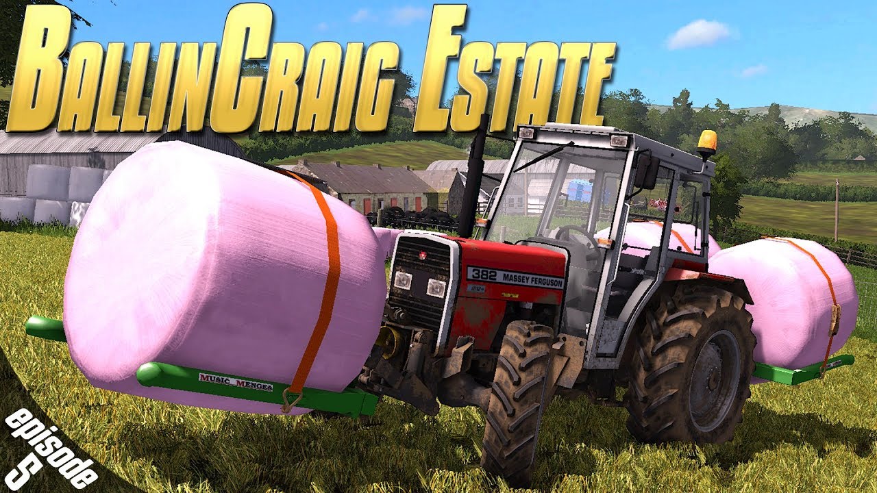BallinCraig Estate - Farming Simulator 17 -  Ep.5 (with Wheel Cam