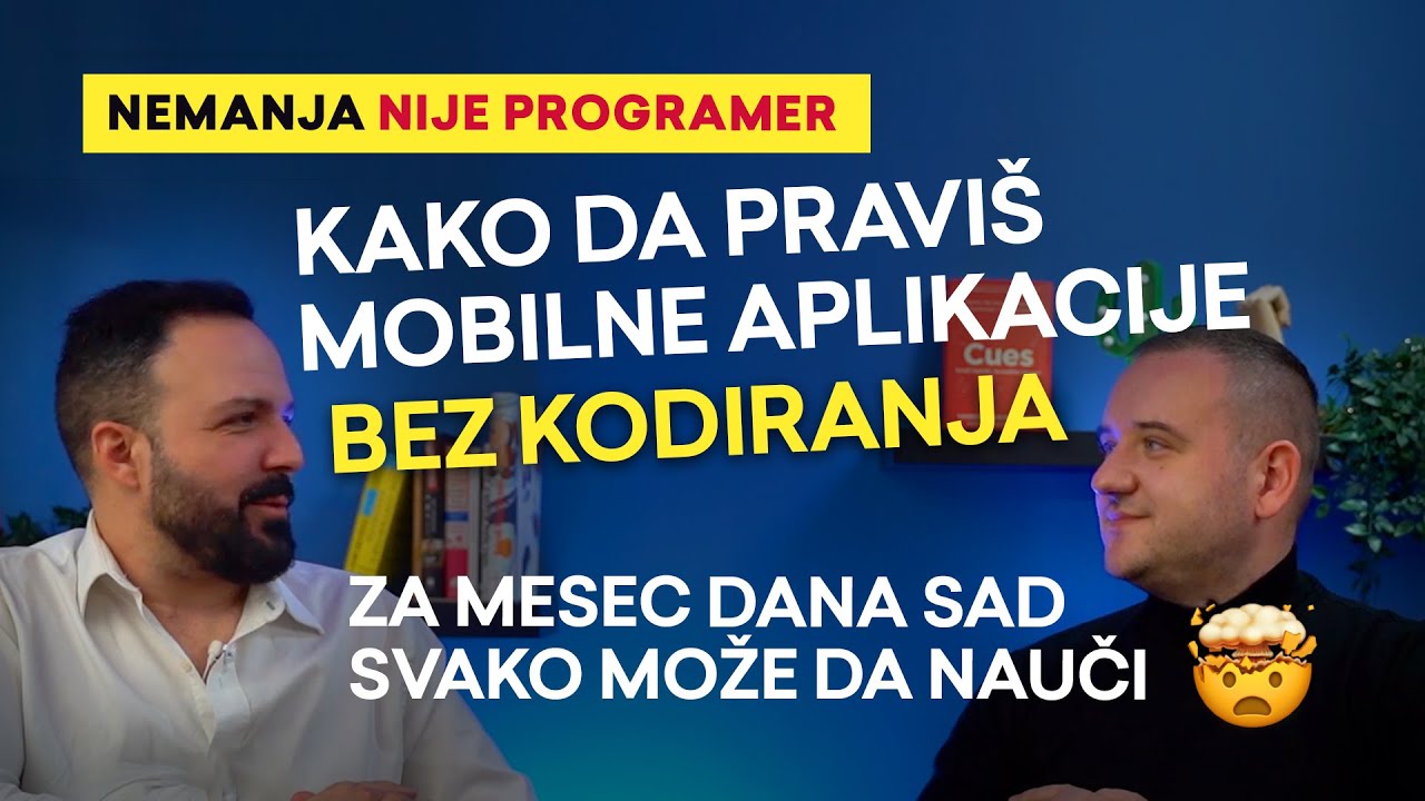 Svako može da napravi mobilnu aplikaciju bez programiranja za mesec dana: Nemanja Lakić, neprogramer
