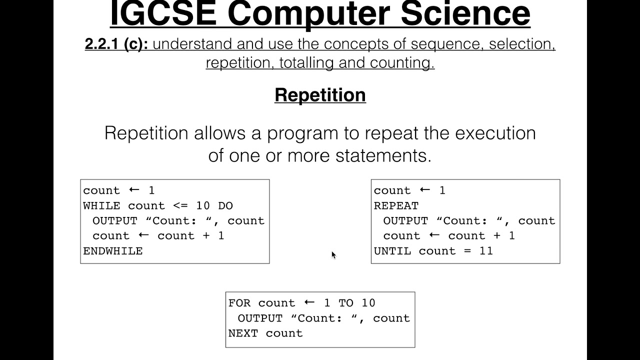 Programming Concepts