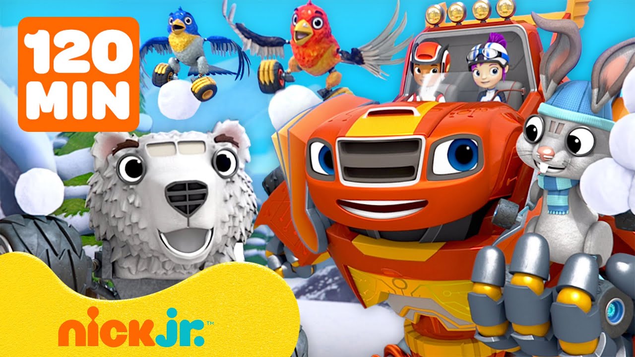 Blaze and the Monster Machines | MELHORES Transformações e Resgates Animais do Blaze! | Nick Jr.