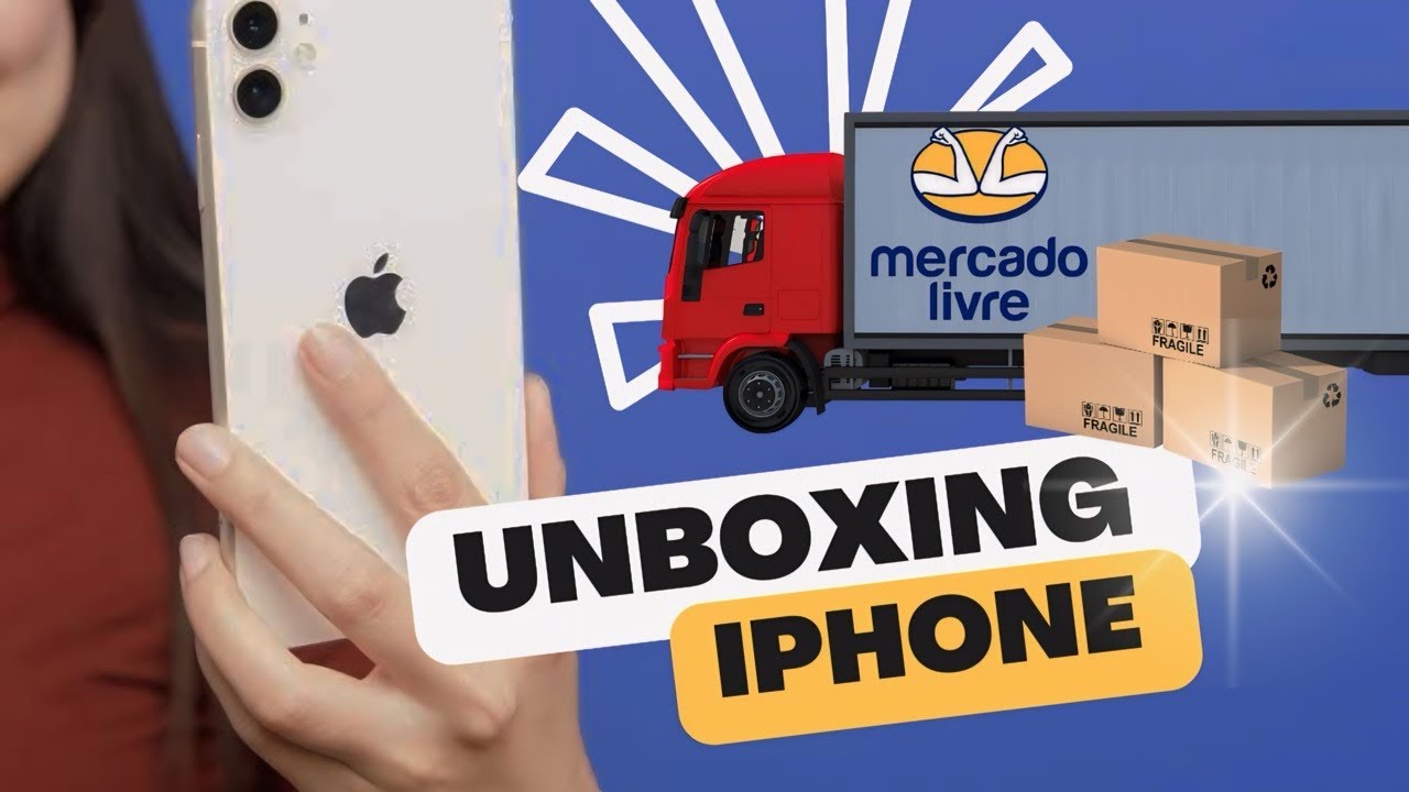 COMPREI UM IPHONE NO MERCADO LIVRE !