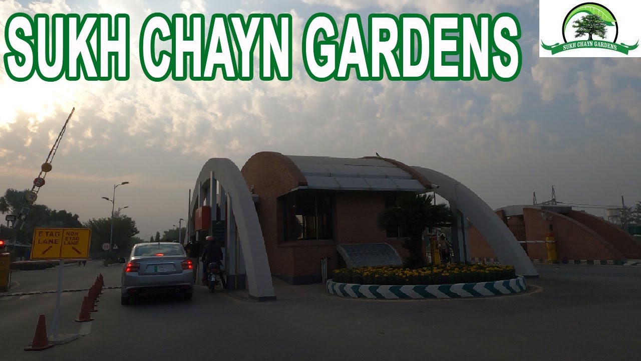 Sukh Chayn Gardens Lahore Full 4K Street View - Sukh Chayn Gardens Society Tour - Lahore Street View