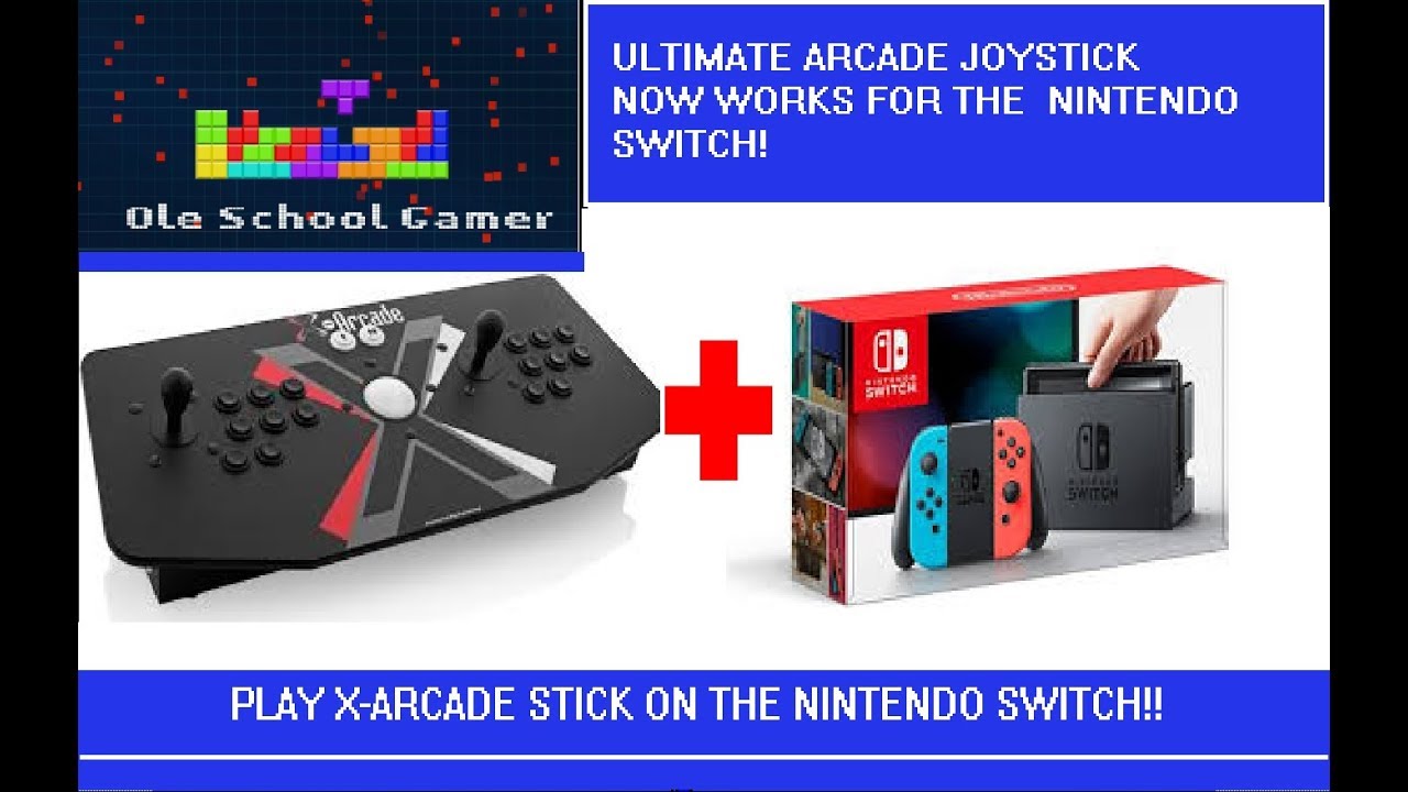 Play X-Arcade Tankstick on the Nintendo Switch!