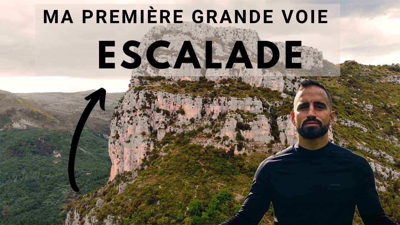 MA PREMIERE GRANDE VOIE SUR L'ARETE SUD DU BAOU DE SAINT JEANNET