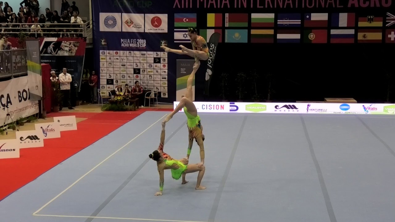 Maia Acro World Cup 2019 FINALS | WG BEL2 VAN ROYEN, DE TROYER & VANDERD