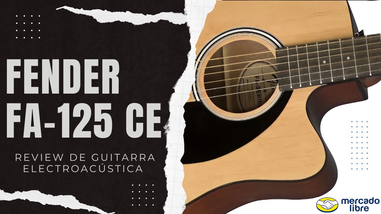 Review Guitarra Electroacústica Fender FA-125 CE
