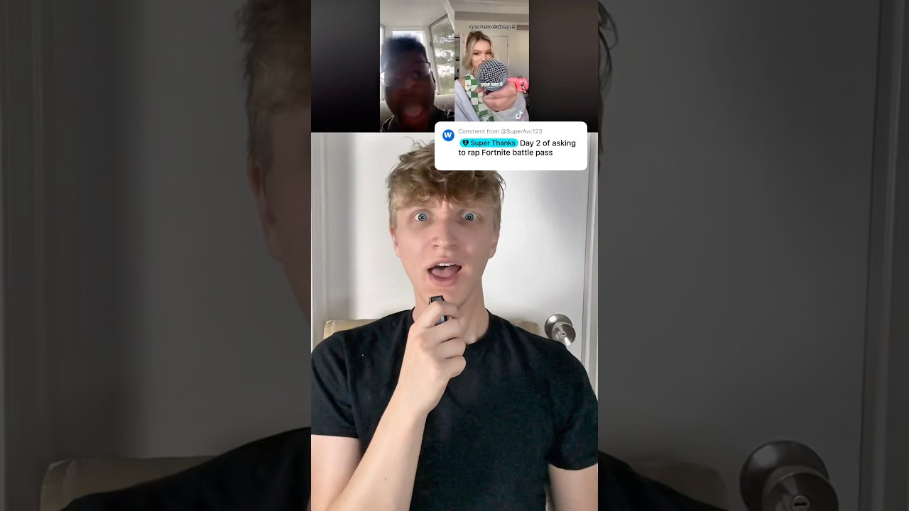 Rapping Fortnite Battle Pass