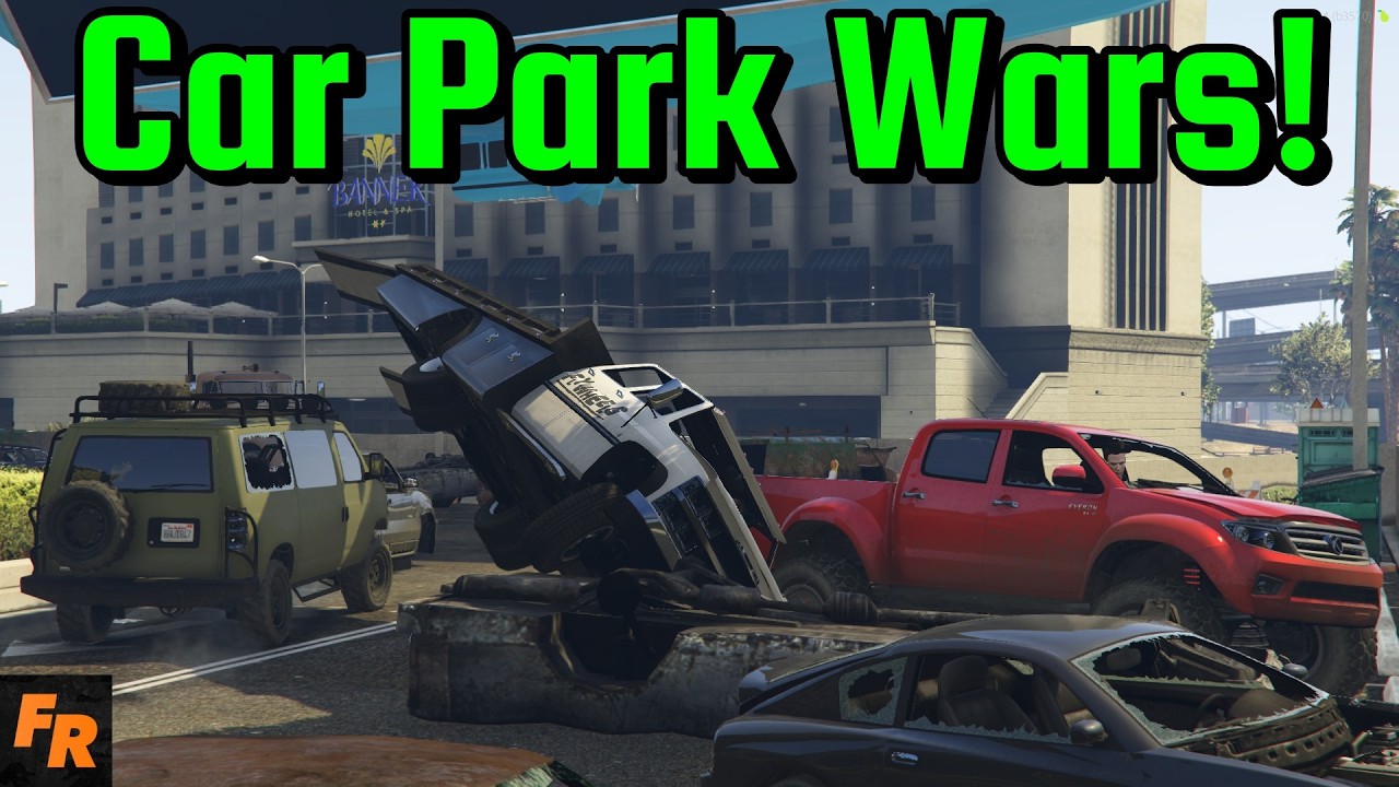 Car Park Wars With Random Vehicles! - Gta 5 Challenge