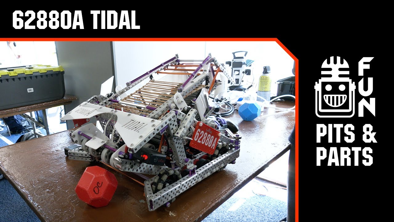 62880A Tidal | Ямы и детали | Робот-толкатель #vexrobotics