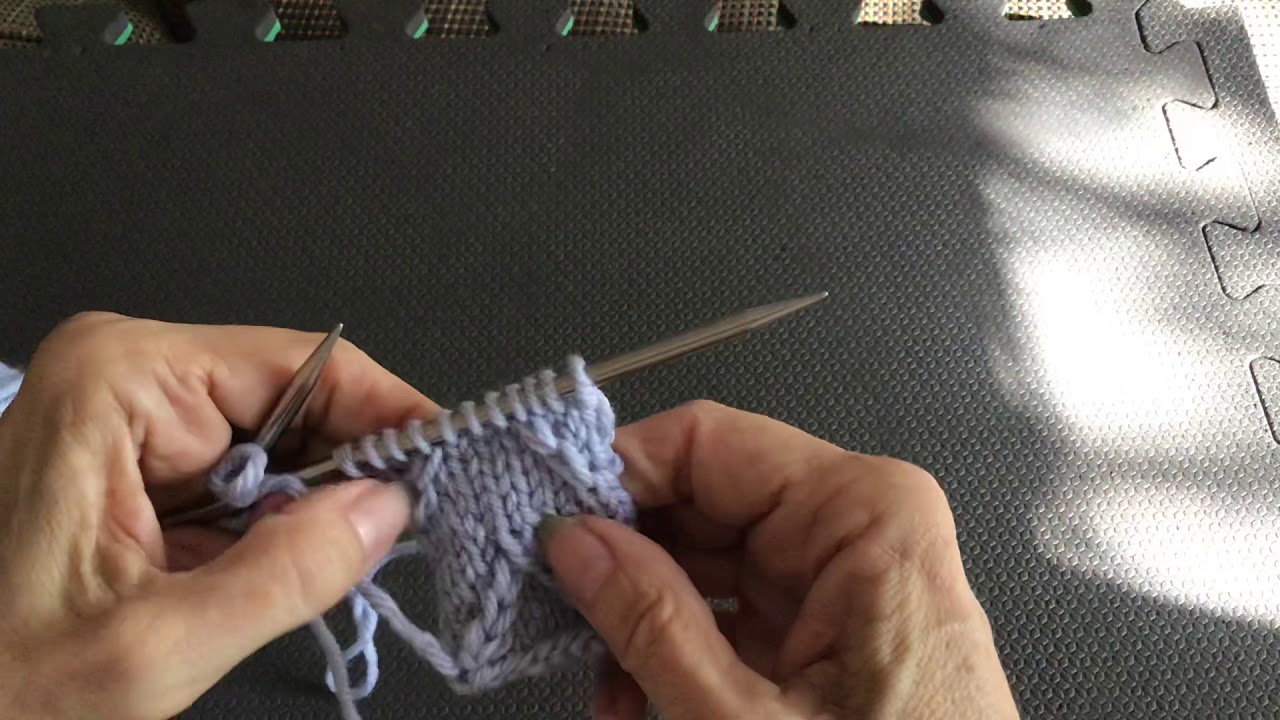 Diagonal Slip Stitches and the 