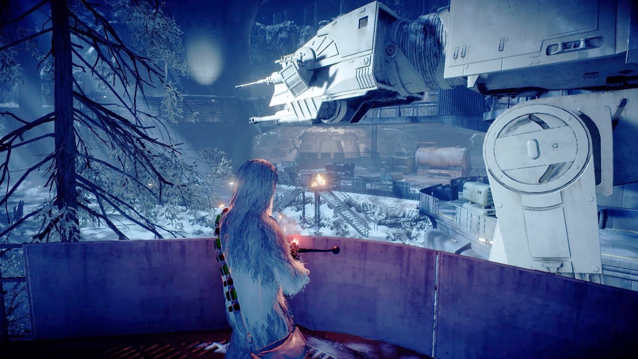 Christmas Chewbacca lands on Snowy Endor: Star Wars Battlefront 2