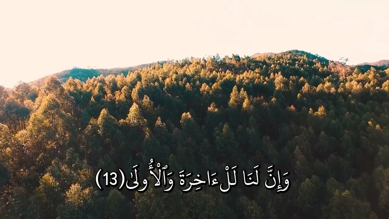 سورة الليل للشيخ عبد الكريم الطرابلسي