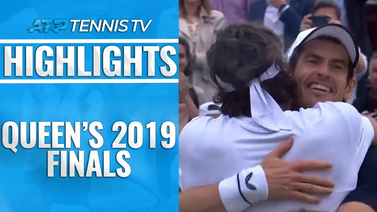 Murray And Lopez WIN Doubles; Lopez Wins Singles | Queen's 2019 Final Highlights