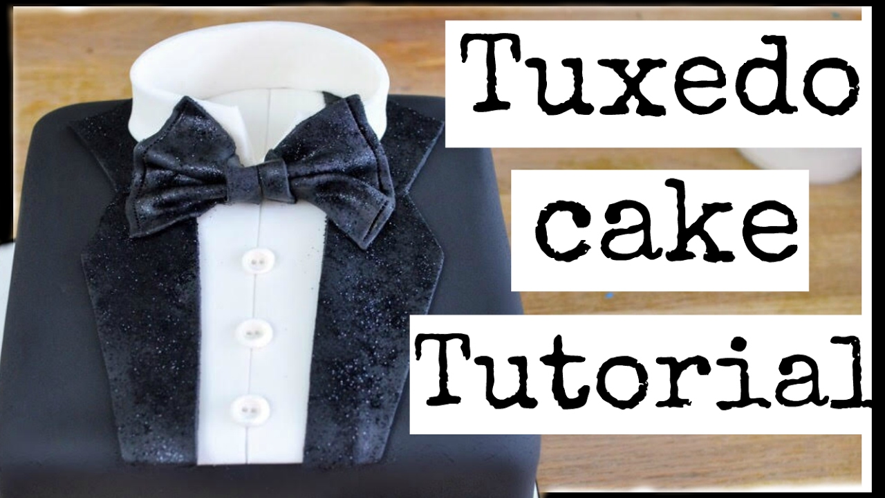 HOW TO MAKE A FONDANT SHIRT & TIE CAKE | BACHELOR PARTY CAKE DESIGN | EASY TUXEDO CAKE