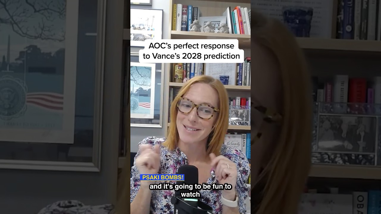 AOC&rsquo;s perfect response to Vance&rsquo;s 2028 prediction