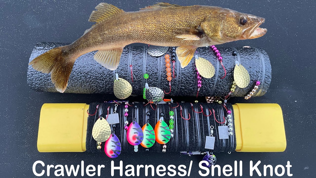 Crawler Harness/ Snell Knot for Walleye (DIY/ How to)
