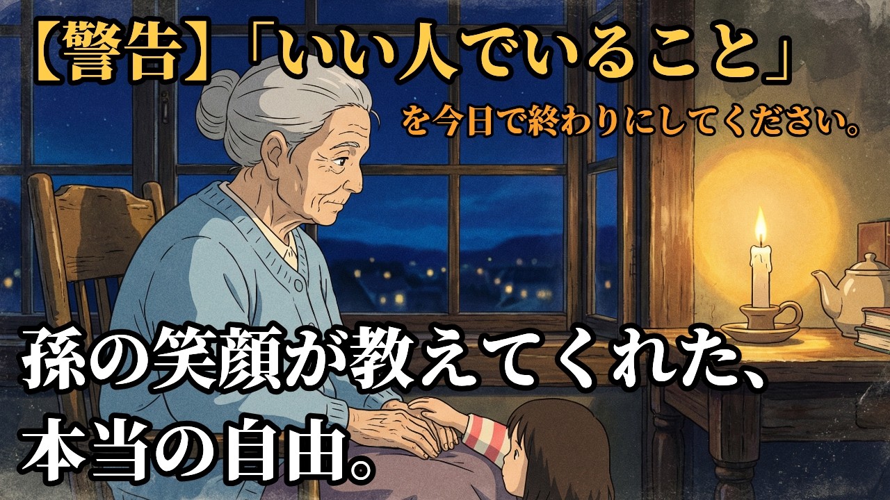 「いい人でいるのは、もうやめなさい」孫の笑顔が教えてくれた、70年間の呪縛から逃れる“衝撃の真実”。