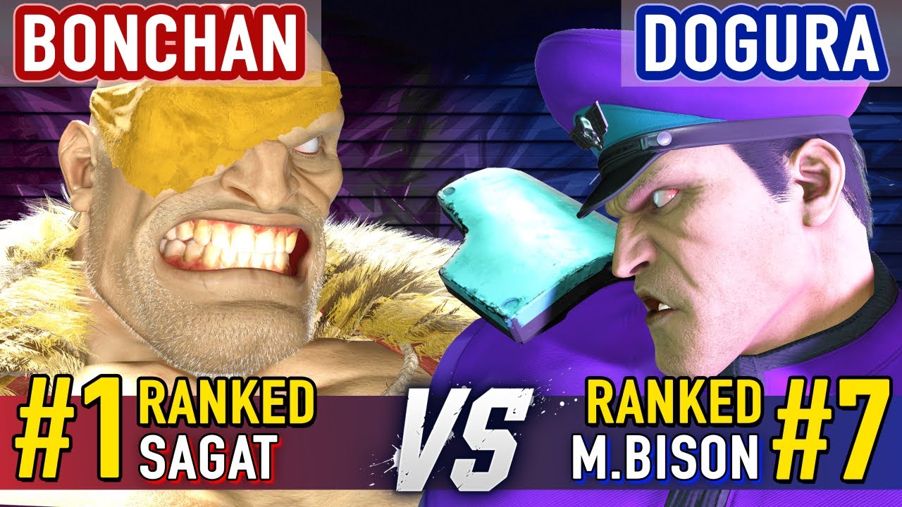 SF6 ▰ BONCHAN (#1 Ranked Sagat) vs DOGURA (#7 Ranked M.Bison) ▰ Street Fighter 6 High Level Gameplay