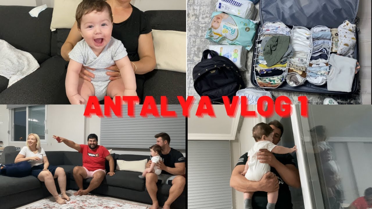 MERHABA BEN ATEŞ👶🏼 ATEŞİN TATİL BAVULUNDA NELER VAR?🧳 BEBEKLE 1000 KM YOL GİTTİK🚘 ANTALYA VLOG1