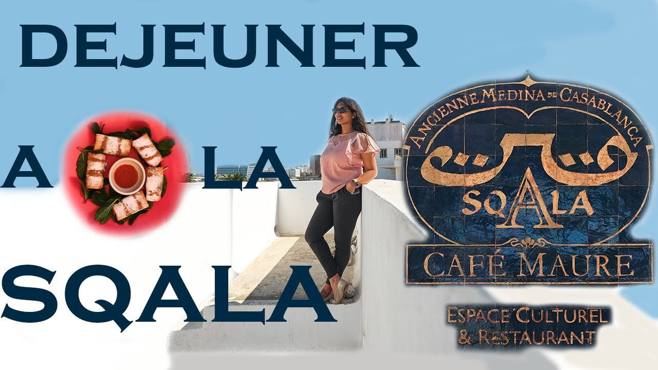 Déjeuner à la SQALA dans la Medina de Casablanca! On goutte la Spécialité du SAMEDI ! Bsaha !