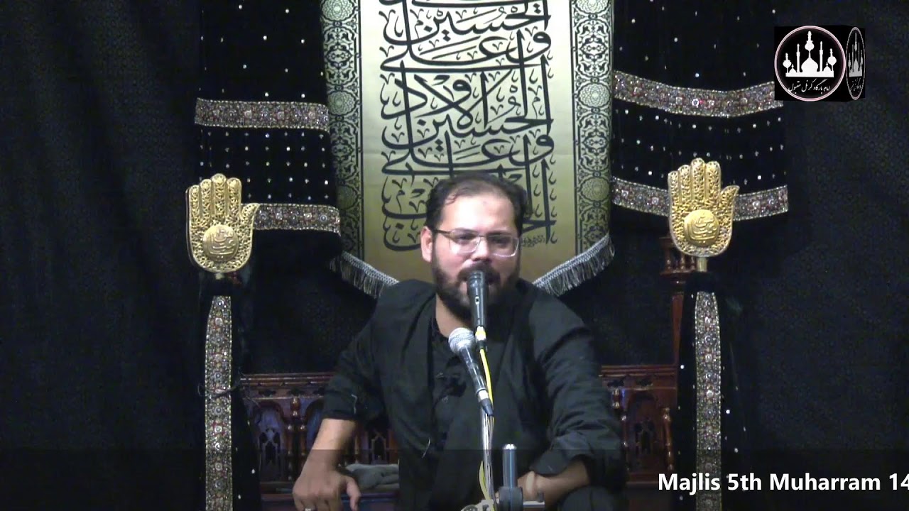 Majlis 5th Muharram 1446H/2024 - Imambargah Col. Maqbool Hussain - Khitabat: Allama Mubashir Zaidi.