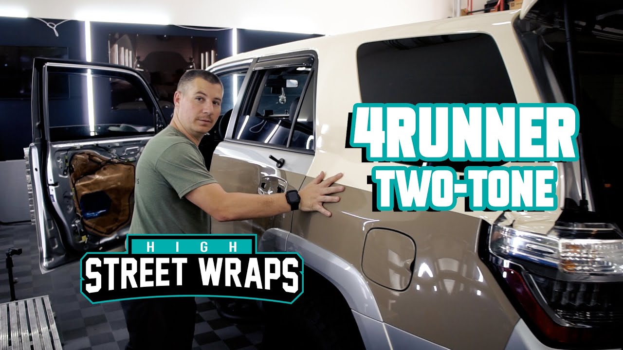 Toyota 4Runner Two Tone Vinyl Wrap @TheWanderTaco | High Street Wraps