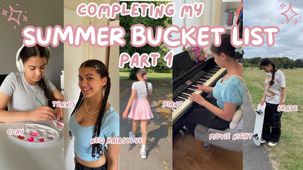 Completing my 2024 summer bucket list | PART 1 💗✨🌊