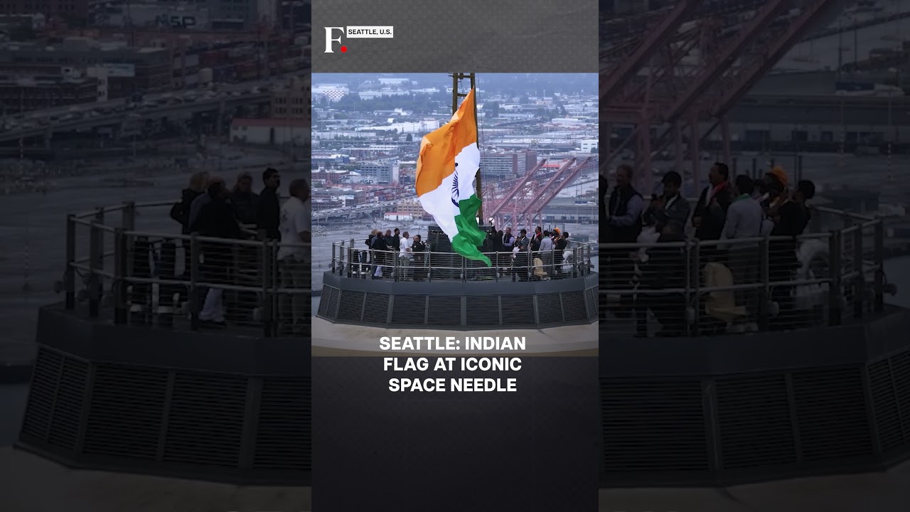 Indian Flag Hoisted On Seattle’s Iconic Space Needle | N18G