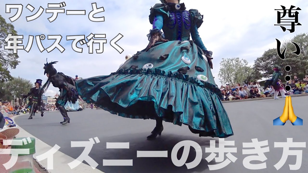 【Dハロ】年パス所持者とワンデー民が一緒にディズニー行くとこうなる【あるある】