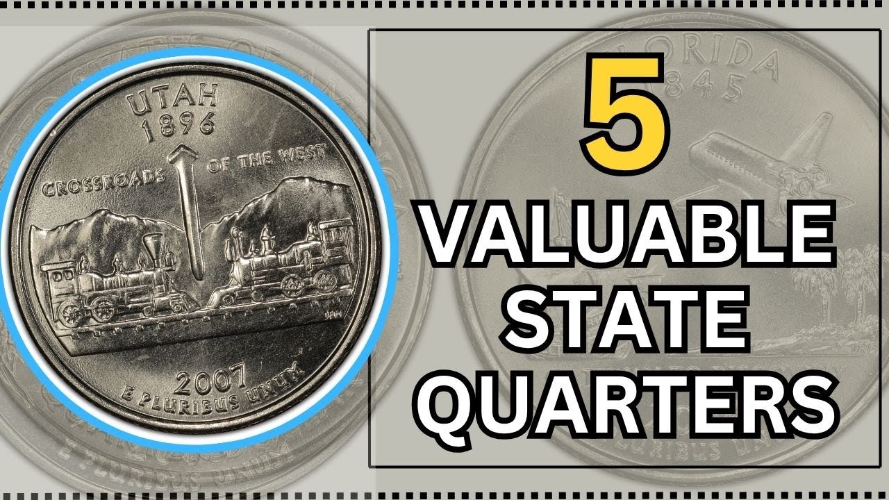 LOOK FOR THESE!🪙 5 Valuable State Quarters in Your Pocket Worth Money!