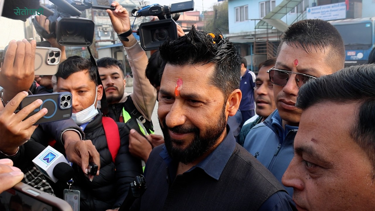 मतदान गरेपछि के भने रवि लामिछानेले?
