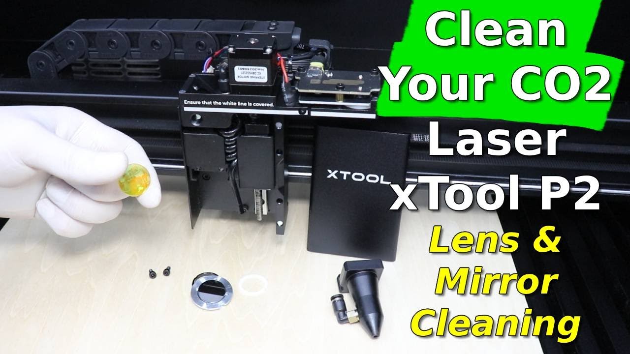 Как очистить линзы и зеркала CO2-лазера xTool P2