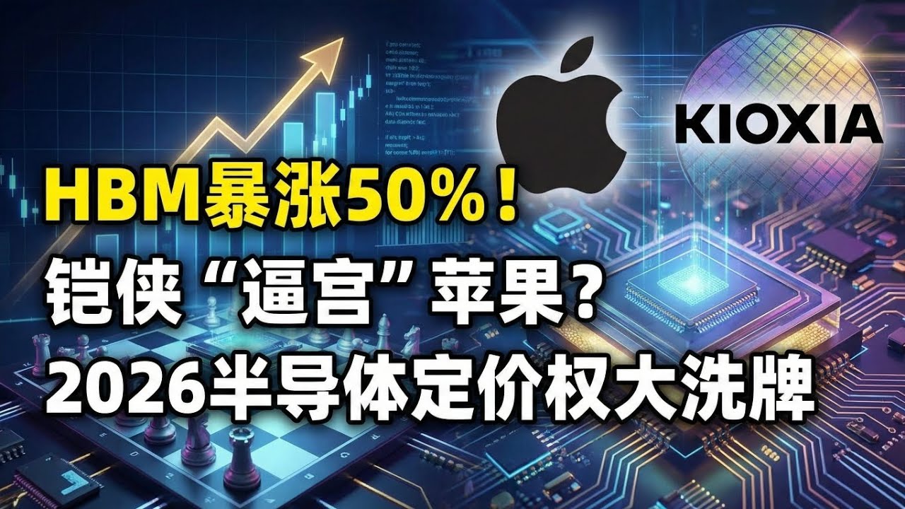 Акции HBM подскочили на 50%! Kioxia бросает вызов Apple: перестановка сил в ценообразовании на по...