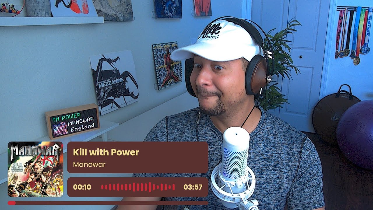 Manowar- Kill with Power REACTION AND REVIEW