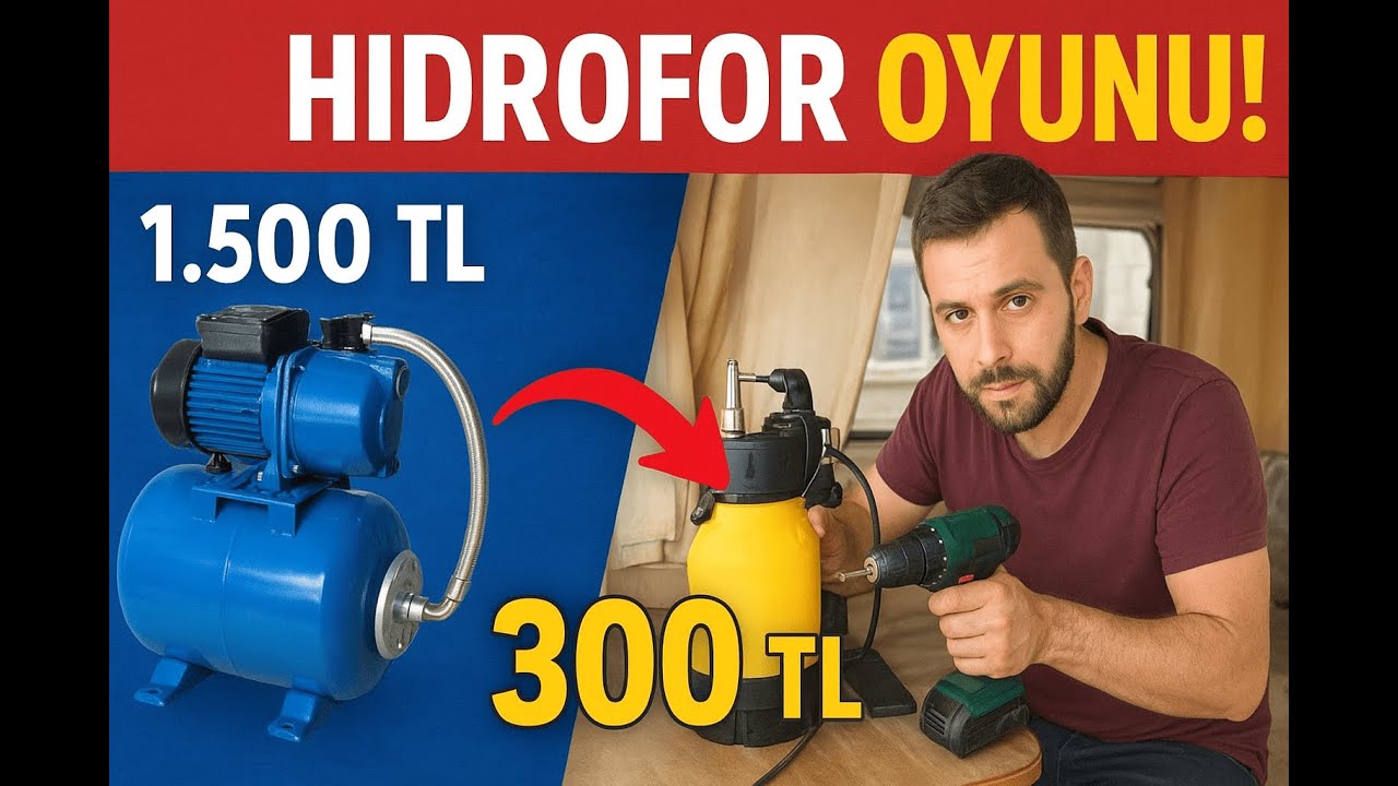 Karavanda Bozulan Hidroforu Ucuza Nasıl Tamir Ettim (300 TL’ye Çözüm)