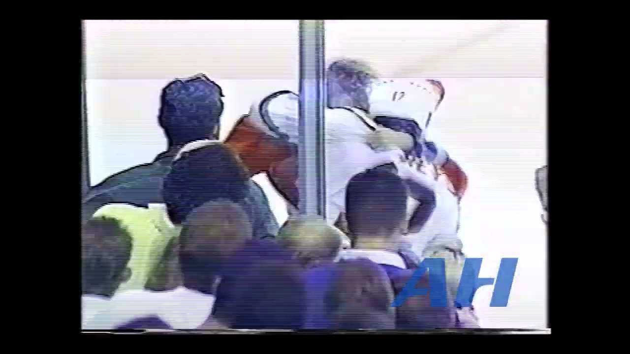 NHL Sep. 25, 1992 Sergei Federov,DET v Bob Errey,PIT Detroit Red Wings Pittsburgh Penguins