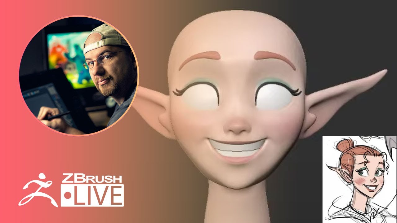 Block out a Stylized Character #withme ! - Shane Olson - ZBrush 2020 - Part 1