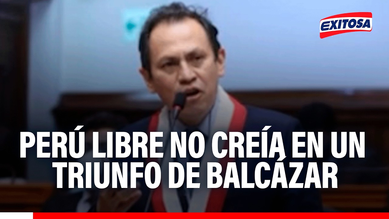 🔴🔵Segundo Montalvo asegura que Perú Libre no creía en un triunfo de Balcázar