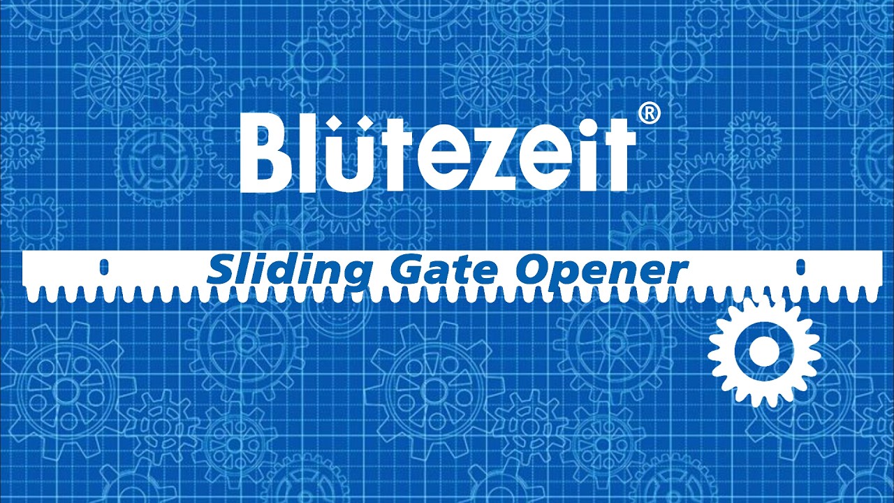 Bl&uuml;tezeit Heavy Duty AC Sliding Gate Opener &ndash; Quieter, Reliable & WiFi Ready | Gear Rack 1800&ndash;5300lb