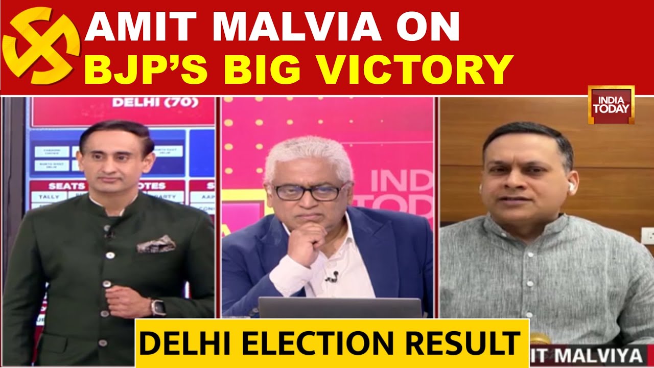 Delhi Results 2025 News: Amit Malvia On BJP's Big Delhi Victory | AAP Vs BJP | India Today