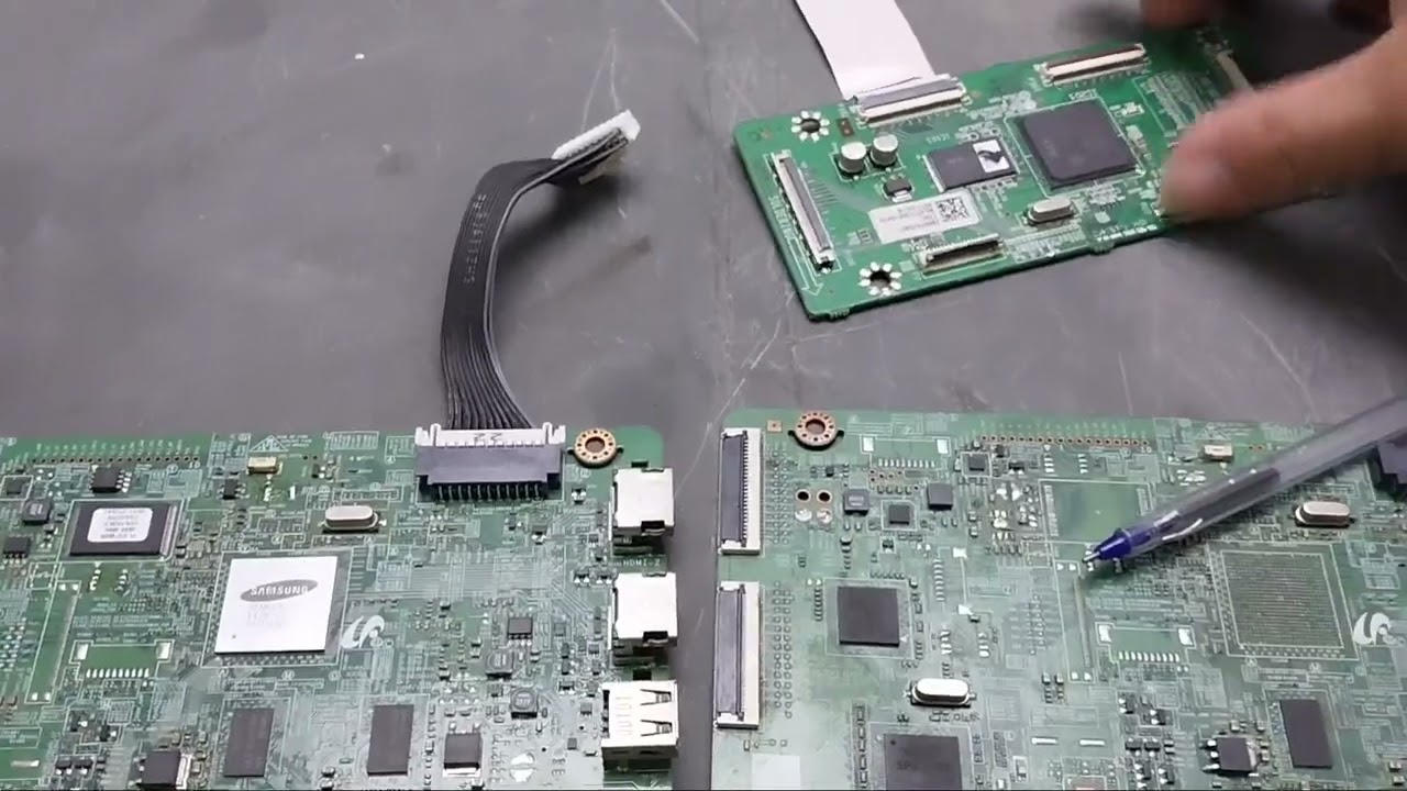 COMO ADAPTAR  A PLACA DA SAMSUNG PL43F4000 NA PL51F4000