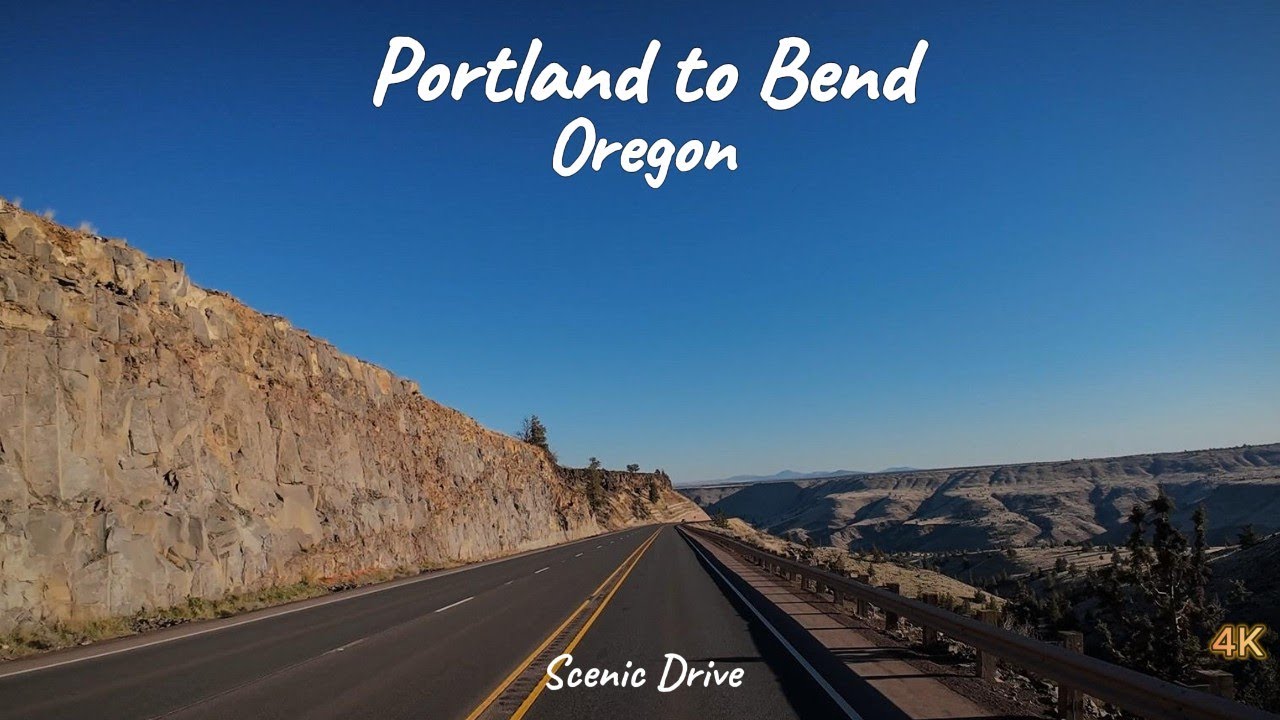 Scenic Drive - Portland to Bend, Oregon.