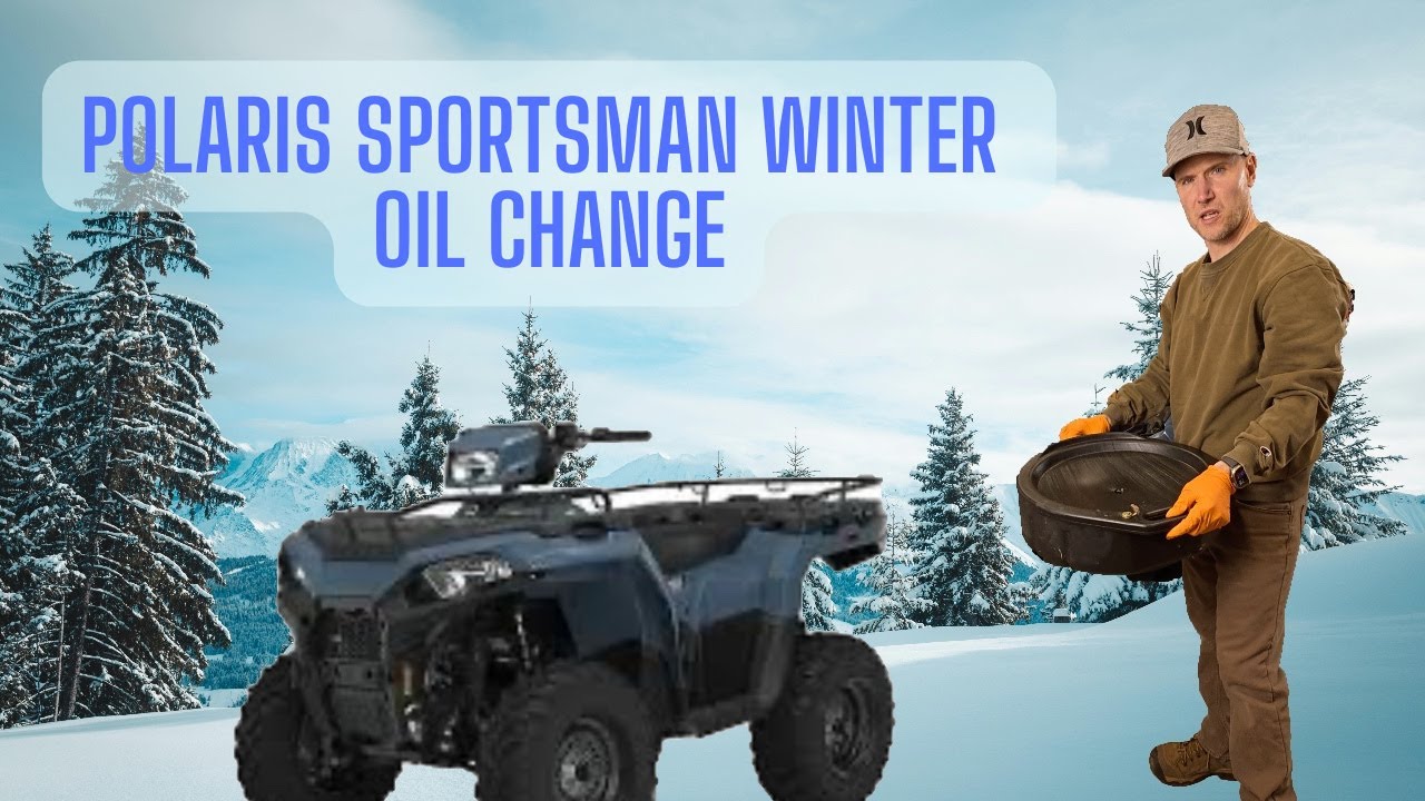 Polaris Sportsman 450 Зимняя замена масла