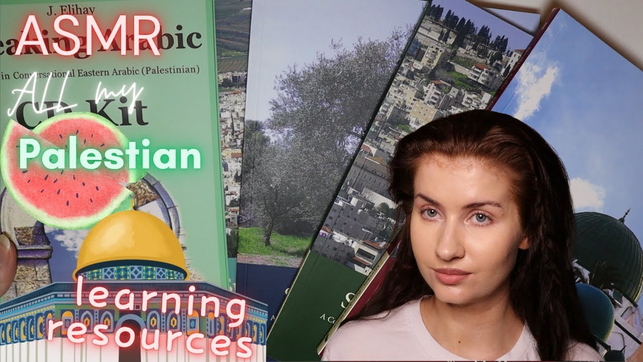ASMR Все мои материалы для изучения палестинского арабского языка (тихий голос), обзор купленных ...