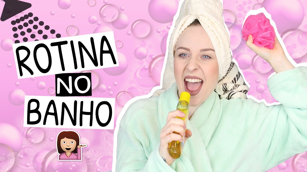 MINHA ROTINA NO BANHO | Adeus cheirinho de suor 🎶