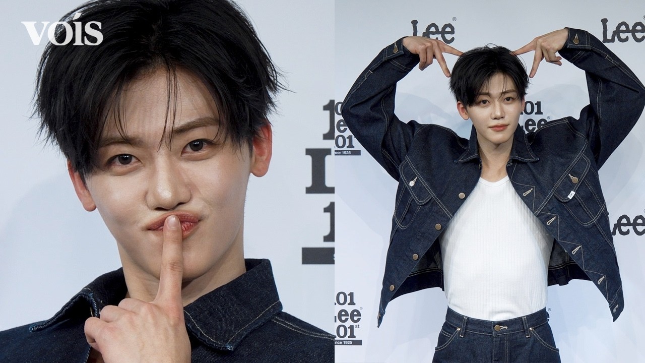 【フル】NCT JAEMIN、笑顔全開の来日会見　全編日本語でトーク　「キュー」連発　Lee APACブランドアンバサダー就任発表会