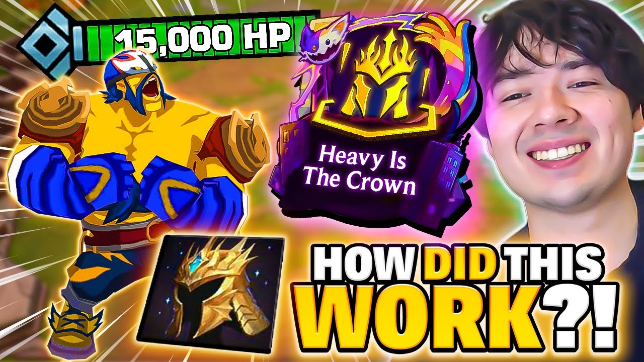 I Put The Crown Of Demacia On A 2 STAR 2 COST And It Worked?! I Set 15 TFT