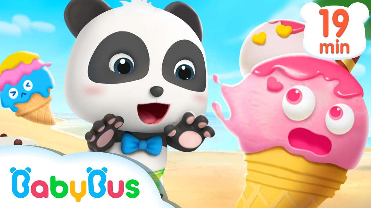 10 Înghețate 🍧 Numărăm de la 1 la 10 | Cântece BabyBus
