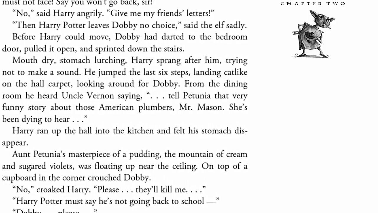 Harry Potter and the Chamber of Secrets - Chapter 02 - Dobby's Warning