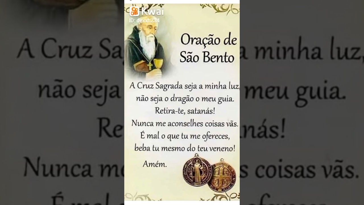 a cruz sagrada seja minha luz 🙏